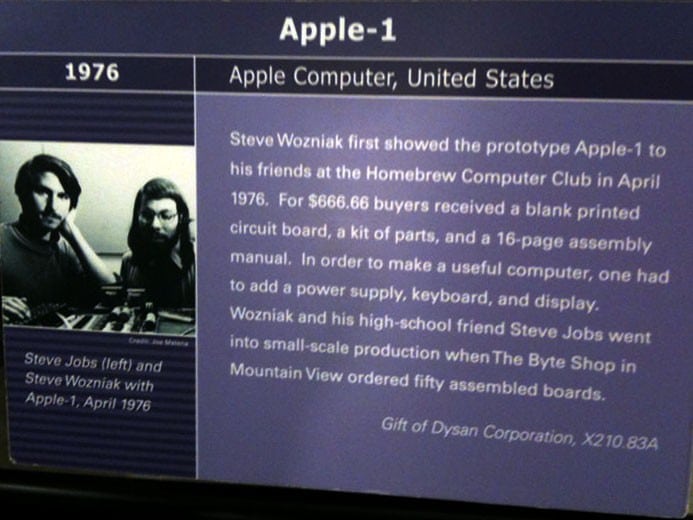 Apple 1 Description