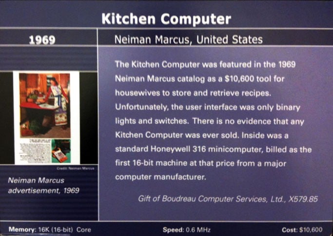 Kitchen Computer Description