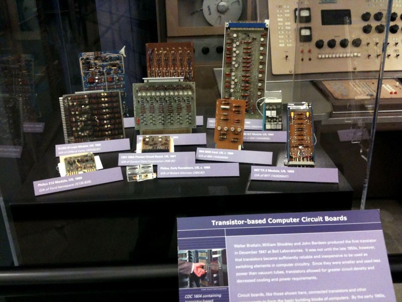 Transistor based computer circuit boards